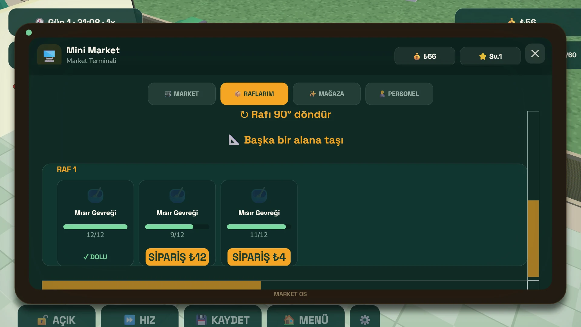 Mini Merchant Tycoon: Rafları doldur ve mağazayı düzenle