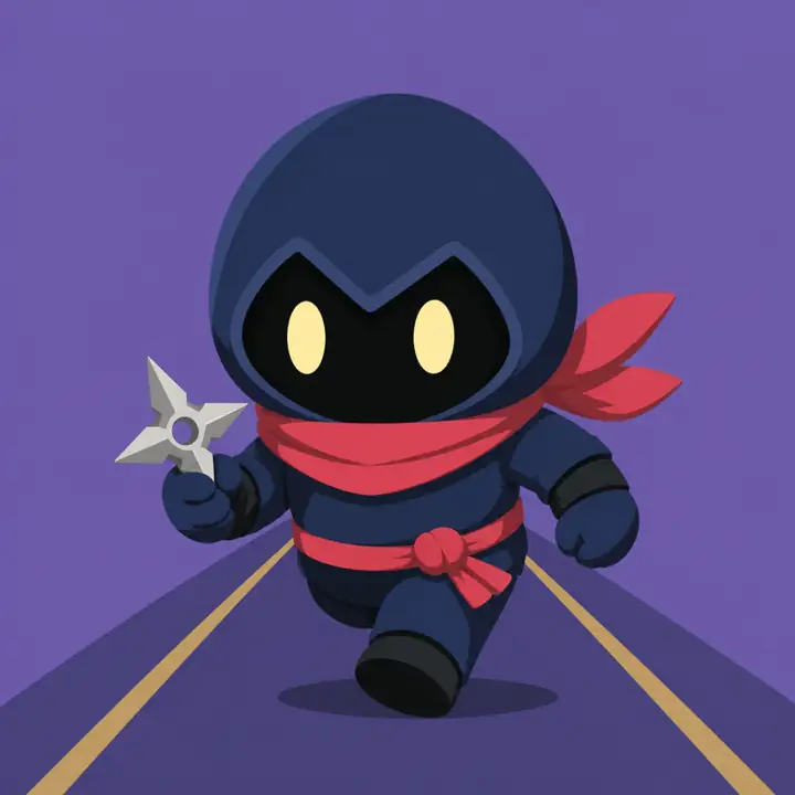 Ninja Run 3D endless runner gameplay cover