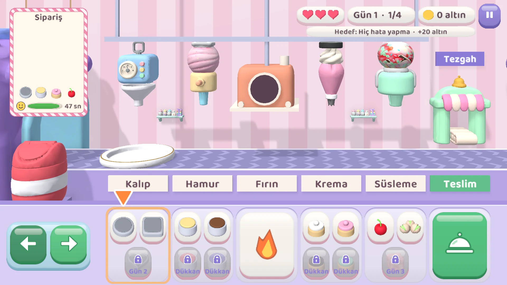 SweetCakes: Start the cake on the kitchen line